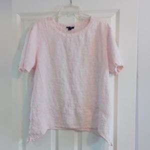 Lord & Taylor Linen Blouse ~ L